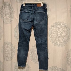 Madewell raw hem jeans size 29